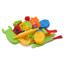 Креативные пластиковые игровые инструменты для теста игрушки для детей Обучающие образовательные красочные Пластилин моделирование формы глина слизи игрушки 2024 - купить недорого