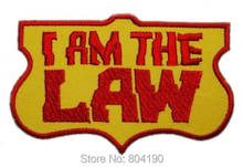 4.3" JUDGE DREDD 2000AD Classic I AM THE LAW! Crew Logo TV Movie Series punk rockabilly applique sew on/ iron on patch Wholesale 2024 - buy cheap