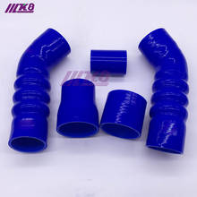 Kit de mangueira e intercooler turbo de silicone, para audi tt (8j) 2.0 tfsi (5 peças) vermelho/azul/preto 2024 - compre barato