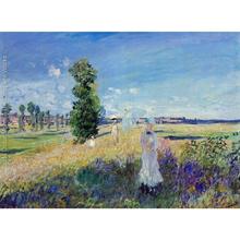 Hand Painted Oil paintings Claude Monet Canvas art The Walk Argenteuil High quality home decor 2024 - buy cheap