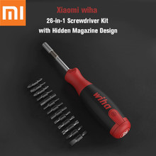 Xiaomi-Kit de destornilladores Mijia Wiha 26 en 1, brocas de precisión con cargador oculto, Caja Mágica, accesorio de reparación, uso diario, Original 2024 - compra barato