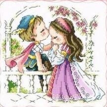 Gold Collection Lovely Counted Cross Stitch Kit Romeo and Juliet Love Story Kiss SO 2024 - buy cheap