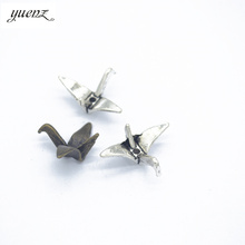 YuenZ 20pcs Antique silver Plated Zinc Alloy Necklaces Pendants Jewelry Paper crane Charms Diy Handmade Jewelry Findings  J245 2024 - buy cheap