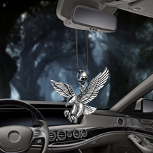 Metal vintage punk eagle decoração interior do carro pingente espelho retrovisor automático encantos hawk decoração ornamentos pendurado acessórios 2024 - compre barato