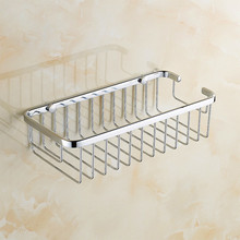 Cestas de acero inoxidable 304 para baño, cestas de almacenamiento rectangulares montados en una pared, alta calidad, 30C 2024 - compra barato