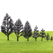 10PCS Ho Scale Plastic Model Trees Trunk For Building Trains Railroad Wargame Layout Scenery Landscape Diorama Accessories 2024 - buy cheap