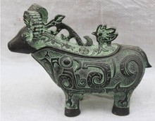 YM  308  Chinese Bronze Copper Collectable Handwork Carved Sheep statue 2024 - buy cheap