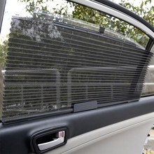 60CM*46CM Car Side Sunshade Curtain Mesh Visor Shield Auto Retractable Sun Shade Side Solar Protection Car Side Window Curtain 2024 - buy cheap