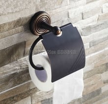 Black Oil Rubbed Bronze Bathroom Wall Mounted Toilet Paper Holder Roll Tissue Holder Wba121 2024 - buy cheap