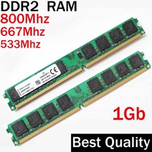 2Gb RAM DDR2 1Gb 800 667 533 ddr DIMM / 1G DDR2 800Mhz 667Mhz 533Mhz / dual channel / memoria ram ddr 2 memory RAM PC2 6400 5300 2024 - buy cheap