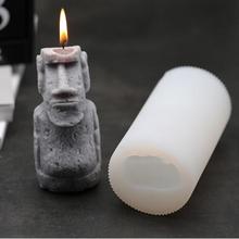 Moldes de silicona para decoración de velas, estatua vintage de aromaterapia, estatua de piedra de aroma, DIY 2024 - compra barato