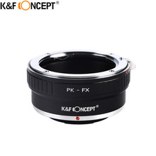 K & F CONCEPT-anillo adaptador de lente de cámara PK-FX, adaptador para lente de montaje de cámara Pentax K PK a Fujifilm X Mount Fuji X-Pro1 X-M1 X-E1 M42 X-E2 2024 - compra barato