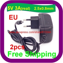 2 pcs Free Shipping 5V 3A 2.5mm power adapter charger for Ainol novo 9 Hero II Spark Firewire quad tablet pc sanei n10 3g 2024 - buy cheap