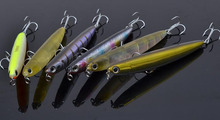 6Pcs Floating Pencil Fishing Lures 11cm 13g 3D Eyes Treble Hooks Plastic Wobbler Artificial Hard Bait Fishing Tackle 2024 - buy cheap