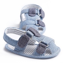 2022 New Blue Jean Baby Boys Shoes Summer Toddler Baby First Walkers Shoes Good Quality Infant Shoes 2024 - buy cheap