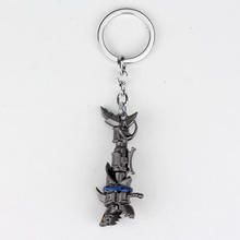 dongsheng Fashion online game LOL Heroes Jinx Darts keychain League of Legends Zinc Alloy Metal Game Jewelry New Arrived 2024 - buy cheap