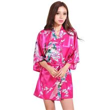 Женское шелковое кимоно из вискозы, Размеры S M L XL XXL XXXL 2024 - купить недорого