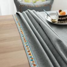 Nordic Ins Style Solid Color Tablecloth Waterproof Polyester Rectangular Gray Blue Green Red Table Cloth Home Table Cover ZC043 2024 - buy cheap