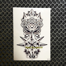 Cool Men Women Arm Tattoo Sleeve Decals Delicate Geometry Crystal Sword Tatoo Waterproof Body Art Temporary Tattoo Sticker GB109 2024 - buy cheap