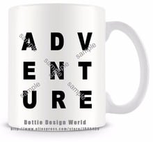 Cita de aventura divertida novedad taza de Taza de Viaje 11oz tazas de té de café de cerámica blanca DIY 2020 nuevos regalos de Pascua de cumpleaños personalizados 2024 - compra barato