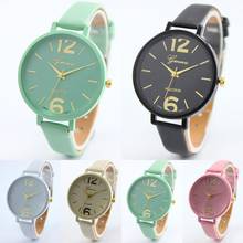 Relojes Hombre 2020 Brand Geneva Watches Female Casual Clock Women Faux Leather Analog Quartz Wrist Watch Relogio Feminino#77 2024 - buy cheap