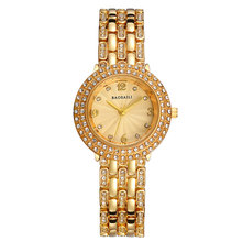 2020 Woman Watch With Rhinestones Gold Wristwatches For Lady Crystal Dial Ultra Thin Strap Watch Women Relogio Feminino De Luxo 2024 - buy cheap
