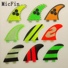 2020 Surf Fins FCS G5 Fin Honeycomb Surfboard Fin 5 color surfing fin Quilhas thruster surf accessories 2024 - buy cheap