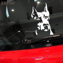 Newest Cartoon Animal Design Car Styling Funny Wild Hound Dog Decal Decoration Car Accessories Stickers Decal Vinyl 2024 - buy cheap