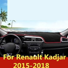 Dashboard Cover Mat Pad Sun Shade Avoid Light Dash Board Carpet Protector Interior decoration For Renault Kadjar 2015-2018 2024 - buy cheap