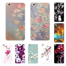 Xiaomi mi max 2 Case,Silicon Full flower Painting Soft TPU Back Cover for Xiaomi mi max Phone bags 2024 - buy cheap