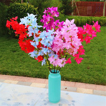 Quente longa haste bougainvilleas simulação bougainvillea speetabilis para casa vitrine festa decorativo flores artificiais 2024 - compre barato