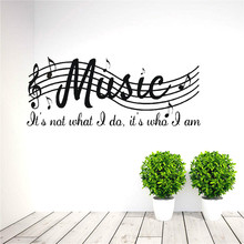 Music Notes Wall Sticker Decal Sticker Art Removable Mural Wall Sticker Home Room Decor 2024 - buy cheap
