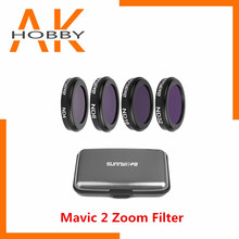 Sunnylife-Juego de filtros para lentes Mavic 2, accesorios de filtro para Dron con Zoom, MCUV, CPL, ND4, ND8, ND16, ND32 2024 - compra barato