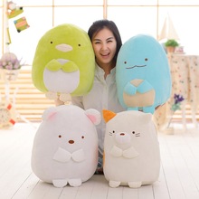 Brinquedo macio dos desenhos animados sumikko gurashi san-x canto bio travesseiro animação japonesa brinquedo de pelúcia macio algodão enchido brinquedos 20/30/40cm 2024 - compre barato