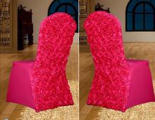 Rosette Stretch Polyester Spandex Wedding Party Chair Covers for Weddings Banquet Hotel Decoration Decor 2024 - buy cheap