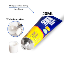 20ml Super Strong Fast Dry Liquid White Latex Glue Office Home Supply Glass Metal Rubber Wood Waterproof Multipurpose Adhesive 2024 - buy cheap