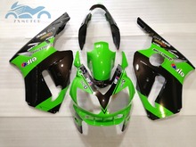 Бесплатные Индивидуальные Обтекатели для aftermarket green black road racing обтекатели 2000 2001 ZX 12R zx12r 00 01 части мотоцикла 2024 - купить недорого