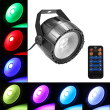 2X 15W COB LED Par Light With Wireless Remote Control RGB+UV LED COB effect Stage Lighting Professional For DJ Disco Party Club 2024 - buy cheap