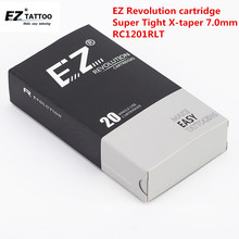 EZ Tattoo Needles Revolution Cartridge Round Liner #12 0.35mm Super Tight X -Taper 7mm for Cartridge Machine and grips 20pcs/lot 2024 - buy cheap