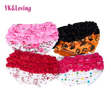 Cotton Shorts Baby Girls Bloomers Ruffled Panties Baby Girls Short And Headband Set Diapers Kids Flower Babies Bloomers P103 2024 - buy cheap