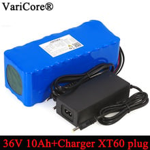 VariCore 36V 10000mAh 500W High Power 42V 18650 Lithium Battery Motorcycle Balance car Bicycle Scooter with 42v 2A Charger 2024 - buy cheap