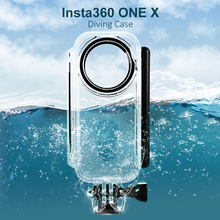 Для Insta360 ONE X водонепроницаемый корпус чехол для дайвинга Insta 360 Защитный чехол для дайвинга для Insta360 One X аксессуары для камеры 2024 - купить недорого