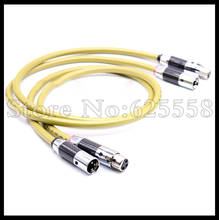 A Pair 2M VDH Silver Plated Audio Balanced Cable HIFI XLR Plug Cable audiophile kable 2024 - buy cheap