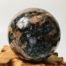 70 мм удивительная натуральная кианитовая Сфера, очень красивый натуральный кварцевый кристалл, каменная энергия, минеральный образец 2024 - купить недорого