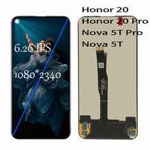 Negro para Huawei Honor en 20/20 pro Yal-l21 YAL-L41 YAL-AL10 Yal-al00 pantalla LCD con pantalla táctil Digitizier Asamblea 2024 - compra barato