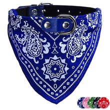 Transer cachorro de algodão pu ajustável, cachecol para animais de estimação, cachorro, gato, cachorro, bandana, coleira, drop shipping, dot10 p40 2024 - compre barato