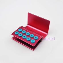 New Red 1Pc FG RA Bur Tips Disinfection Holder Block Sterilizer Covers 10 Holes 2024 - buy cheap