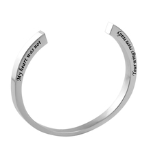 IJB5091 Stainless Steel Cremation Urn Bangle For Ashes - Engraved" My Heart Was Not ,Your Wings Never Ready 2024 - buy cheap