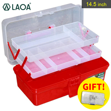 LAOA Colorful Folded Tool Box Work-box Foldable Toolbox Medicine Cabinet Manicure Kit Workbin For Storage 2024 - buy cheap