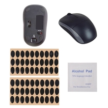 60pcs Mouse Keyboard Foot Stickers Mouse Feet Mouse Skates Pads - For Logitech M215 / M310 / M325 2024 - buy cheap